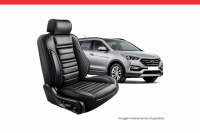 Imagem do produto PROMOÇÃO! - Capa de Couro Preta Grancouro para Banco do Hyundai Santa Fé 2014/...  - Cod. 3383